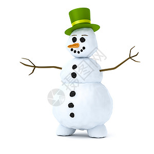 雪人 季节 男人 帽子 快乐的 冰 胡萝卜 寒冷的 插图背景图片