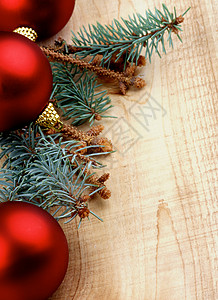 圣诞节装饰 棕色的 红色摆设 框架 圣诞饰品 假期 红色的背景图片
