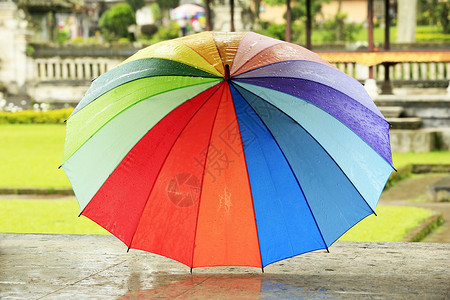 彩虹伞 阴影 海滩 天气 亮度 肋骨 光谱 喜悦 蘑菇 蓝色的干燥高清图片素材