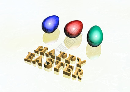 复活节快乐背景 3D渲染 快乐的 标签 插图 打字稿背景图片