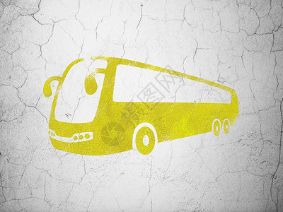 背景墙上的度假概念巴士 水泥 交通 旅行 冒险 世界背景图片