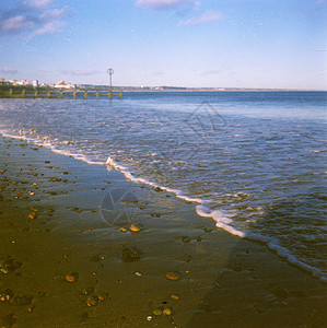 阿伯丁海滩背景图片