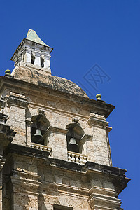 印度卡塔赫纳教堂 古董 古老的 修道院 哥伦比亚高清图片