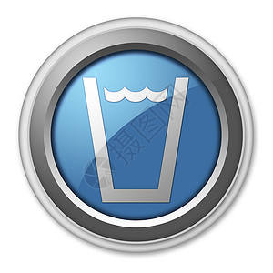 补水图标图标 按键 平方图饮用水 按钮 户外的 安全的 水合物背景