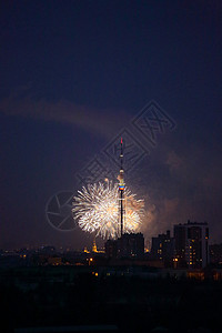 圣彼得堡的硫化烟火 天空 美丽的 庆典 俄罗斯 庆祝背景图片