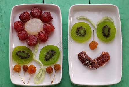 越南给泰特的食品 保存果果酱 水果 白盘子 美食图片