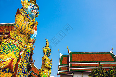 在泰国曼谷大皇宫的皇宫 教育 大宫殿 航空旅行 宗教团体背景图片