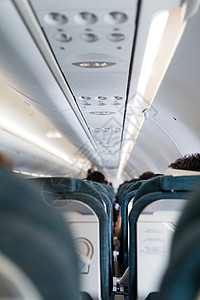飞机内部内机高架高清图片素材