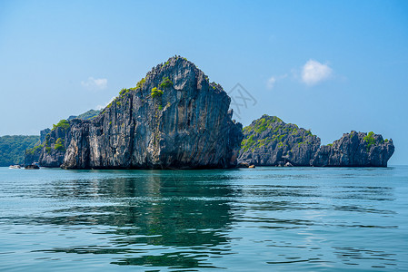 泰国湾国家公园 暹粒 多彩 旅行 越南 泻湖 海景高清图片
