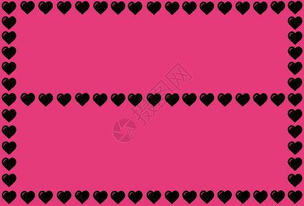 粉红色背景上的黑色心形 心点设计 可用于文章印刷插图目的背景网站企业演示文稿产品促销等 艺术 可爱的背景图片