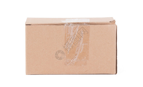 纸板箱 盖盖盖上盖有闭盖盖的硬纸盒 假期 盒子背景图片