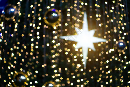 发光星星装饰布基闪闪发光的圣诞节 圣马节背景