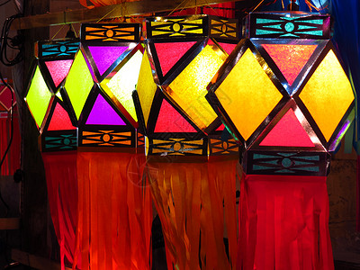 传统排灯节灯笼 庆祝活动 传统的 迪瓦瓦里 文化 印度背景图片