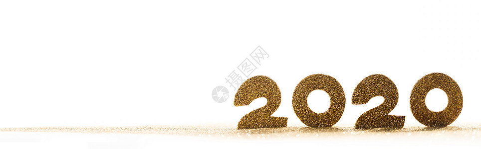 2020 新年闪光设计 派对 金子 前夕 装饰品 新年快乐背景图片