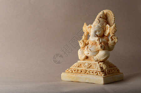 考神保佑印度神象头神 在背景上的象头神偶像 大象 问候语背景