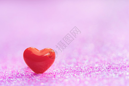 情人节背景与抽象 lig 上的红色心形 假期背景图片