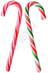 两只棒棒糖走着棍棒 假期 白色的 手杖 彩虹 粉色的背景图片