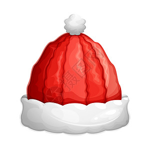 红圣诞帽子背景图片
