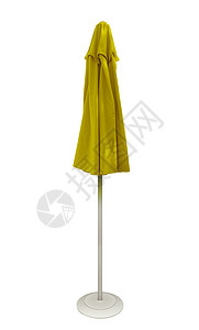 海滩雨伞 - 黄色 遮阳棚 剪裁 旅行 休息图片