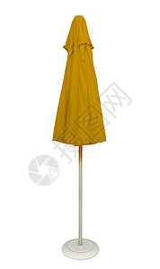 海滩雨伞 - 黄色 旅行 剪裁 小路 遮阳棚图片