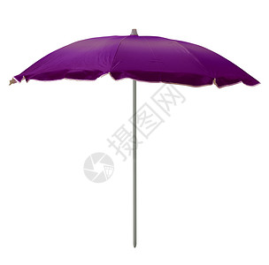 海滩雨伞 - 紫色 晴天 遮阳棚 休息 旅游 剪裁 热带图片