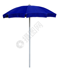 海滩雨伞-蓝色 遮阳棚 阴影 晴天 小路 海岸图片