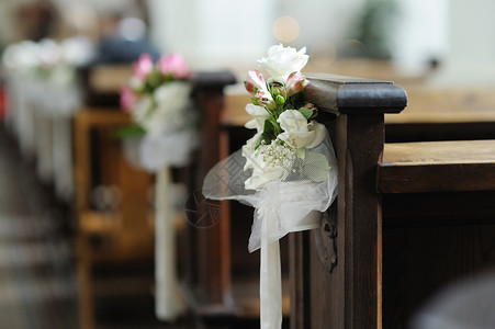 美丽的花花结婚装饰 装饰风格 宗教 教会 基督教 开花背景图片