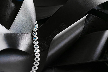 奢华钻石手镯 珠宝和时装品牌 展示 时尚 丝带女士高清图片素材