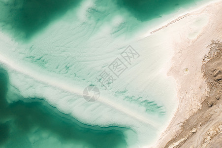 中国青海的盐湖 自然风景环绕中国青海 水池高清图片