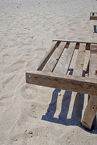 沙滩日光浴用木制太阳护晒椅 娱乐 沙滩椅 躺椅图片