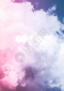 幻想的粉红和蓝色天空 精神和自然背景 宗教背景图片