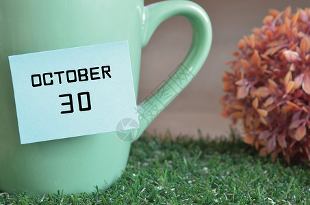 10月30号 1年 学习 商业 玻璃 广告 生日 日历背景图片