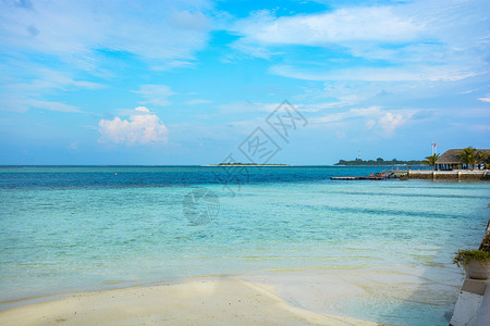 马绍尔群岛 热带海洋 假日海 爱与海 水上别墅 水晶海 海底背景