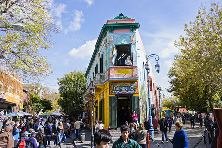 阿根廷瑟拉托里建筑物街道高清图片
