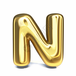 金色字体字母 N 3背景图片