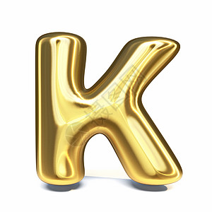 金色字体字母 K 3背景图片