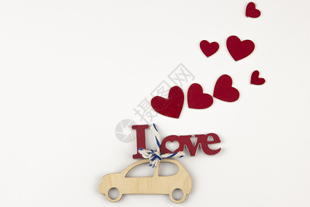 爱心优惠券情人节背景与红色的心停止竞争 母亲 二月 纸背景