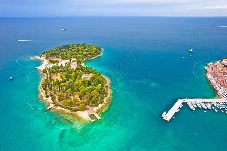 罗维尼群岛的斯韦塔卡塔琳娜岛高清图片