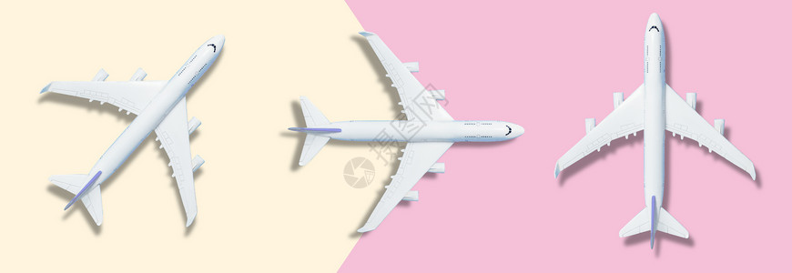平面设计旅行构想 飞机在蓝色背景和复制空间的蓝底上 航空 夏天背景图片