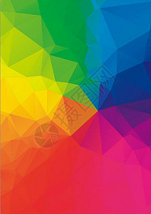 彩色几何形商务背景矢量图素材背景图片