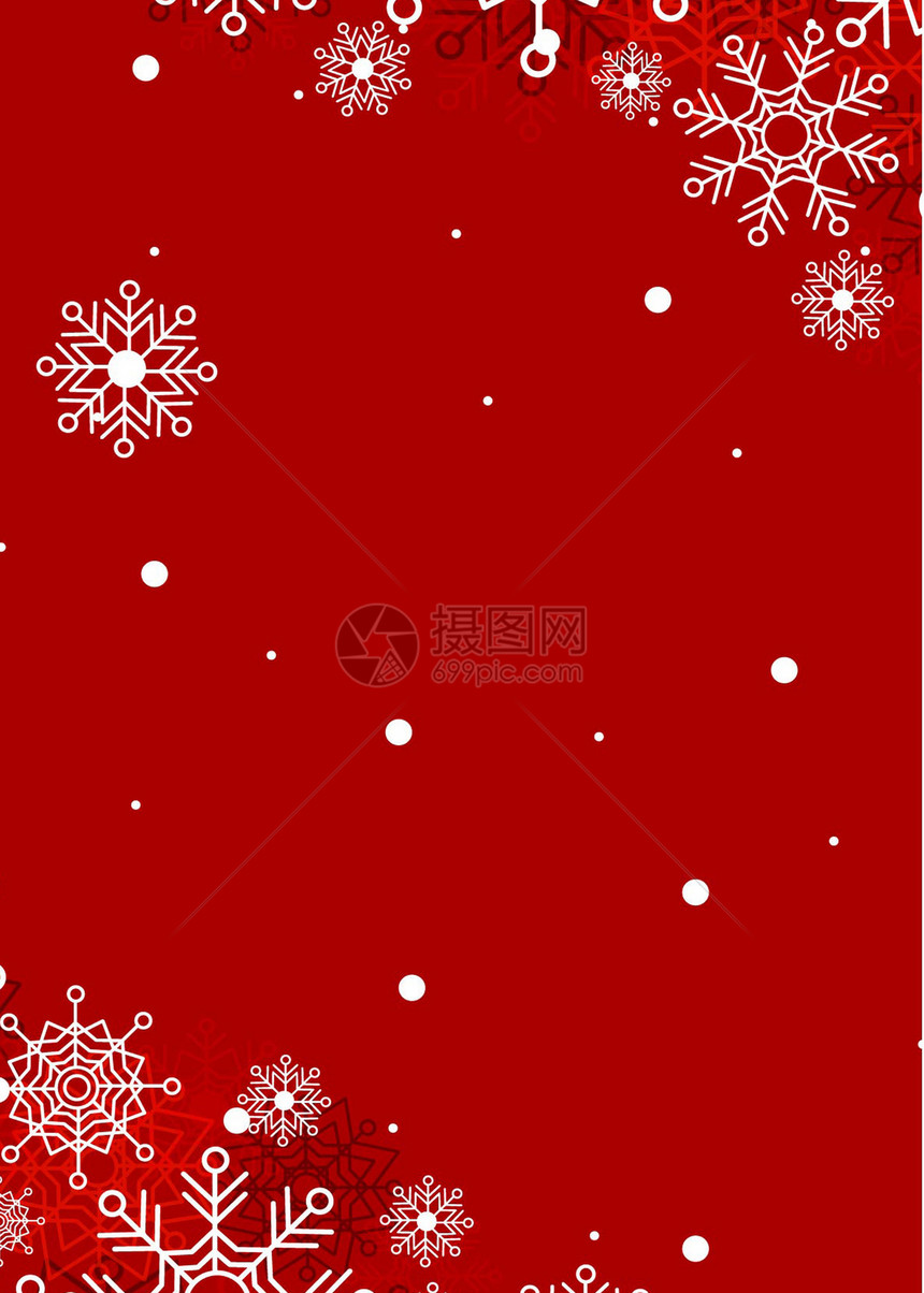 红色圣诞节新年春节喜庆矢量背景下载图片