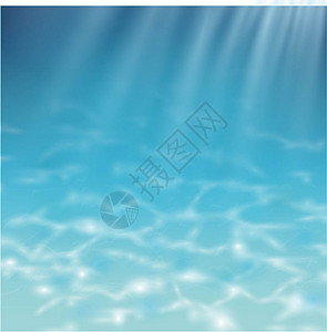 御水温泉蓝色生态水纹矢量背景设计图片