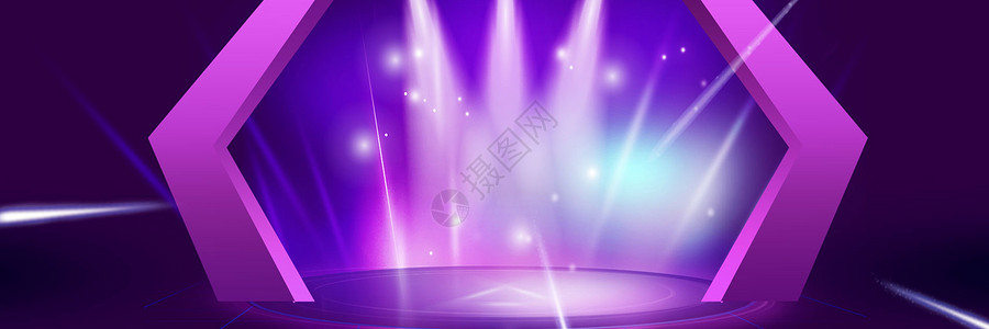 灯光效果淘宝促销舞台背景模板下载设计图片