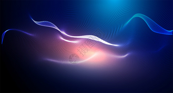 电子科技banner空间科技感线条背景设计图片