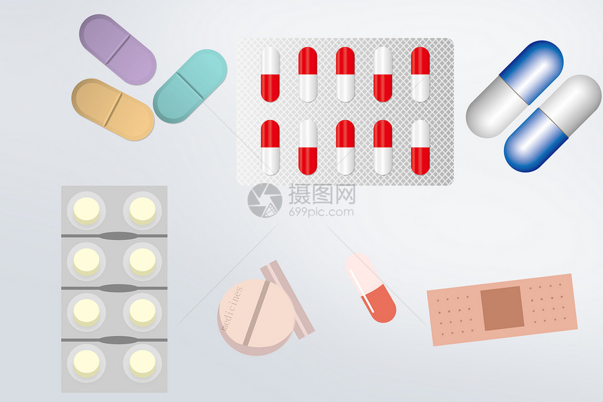 医疗科技药物药片图片