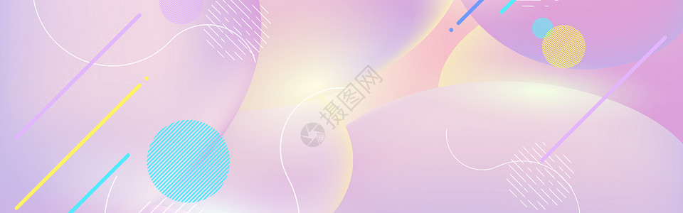 可爱紫色星球淘宝电商背景设计图片