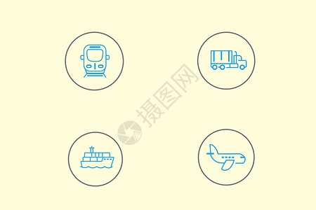 工具类icon运输工具图标设计图片