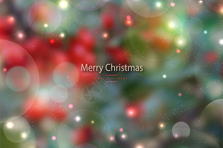 绿荷红菡萏圣诞节日背景设计图片