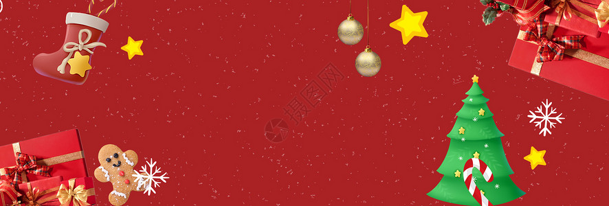 红色袜子素材圣诞节背景图设计图片