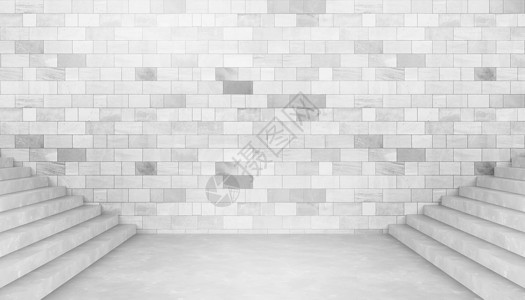 墙体空间白色砖墙墙体高清图片